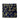 Un jardin de gui (bleu nuit) 35x35cm Mat 100% Coton