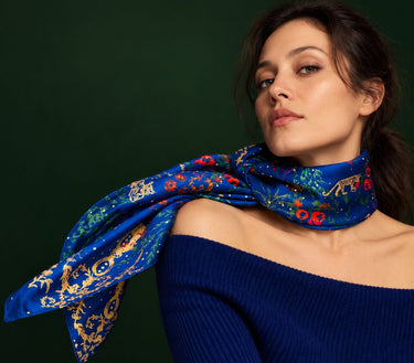 Satin Luxe Taille L : Jardin Fauve