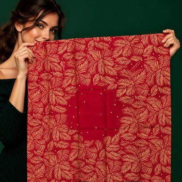Coton Recyclé Taille M : Sous les étoiles (Rouge Coquelicot)