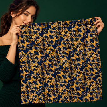 Jardin Secret en Bleu Minuit Taille M