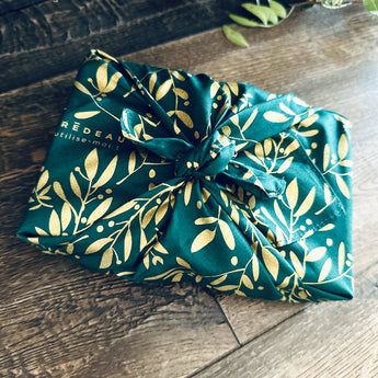 Coton Recyclé Taille S : Jardin de Gui (Vert Sapin)