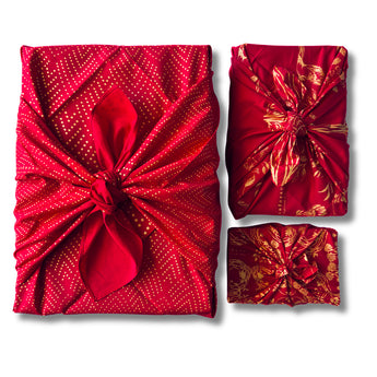 Pack Famille lot de 3pcs : AMOUR (ROUGE COQUELICOT)
