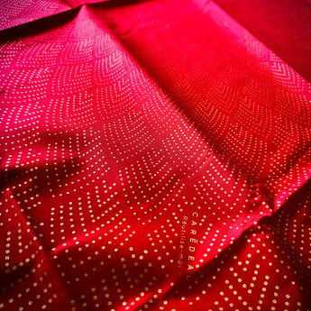 Coton Recyclé Taille L : Plume Dorée (Rouge Coquelicot)