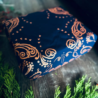 Coton Recyclé Taille S : Chandelière Flirt (Bleu nuit)