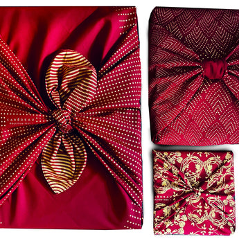Pack Famille lot de 3pcs : AVENTUREUX (ROUGE BORDEAUX)