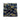 Bouts de Houx (bleu nuit) 35x35cm Mat 100% Coton