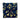 Esprit de Noël (bleu nuit) 35x35cm Mat 100% Coton
